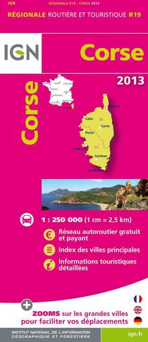 Aed Corse 2013 1/250.000 
