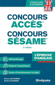 Concours Acces Et Sesame : L'epreuve D'anglais 