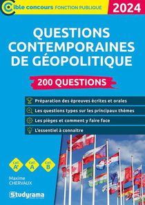 Questions Contemporaines De Geopolitique : 200 Questions (edition 2024) 