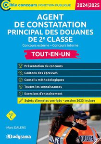 Agent De Constatation Principal Des Douanes De 2e Classe (edition 2024/2025) 