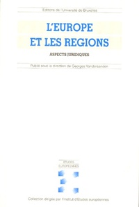 L'europe Et Les Regions. Aspects Juridiques 