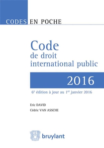 Code De Droit International Public 2015 