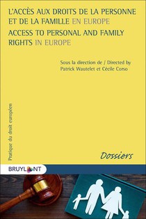 L'acces Aux Droits De La Personne Et De Famille En Europe 