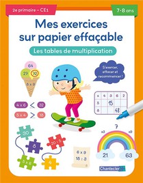 Mes Exercises Sur Papier Effacable : Les Tables De Multiplication 