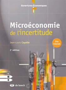 Microeconomie De L'incertitude (2e Edition) 