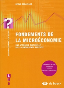Fondements De La Microeconomie : Une Approche Culturelle De La Concurrence Parfaite 