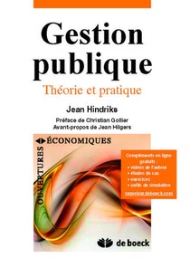 Gestion Publique ; Theorie Et Pratique 