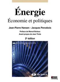 Energie : Economie Et Politiques (2e Edition) 