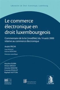 Commerce Electronique En Droit Luxembourgeois 