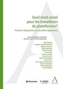 Quel Droit Social Pour Les Travailleurs De Plateformes ? Premiers Diagnostics Et Actualites Legislatives 