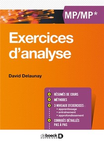 Exercices D'analyse ; Mp/mp* 