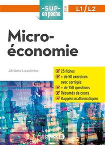 Sup En Poche : Microeconomie ; L1 Et L2 