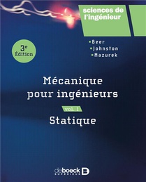 Mecanique Pour Ingenieurs T.1 ; Statique (3e Edition) 