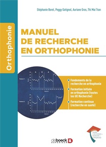 Manuel De Recherche En Orthophonie : Ue 7 