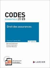 Codes Essentiels : Droit Des Assurances (edition 2023) 