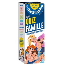 Les Incollables : 1600 Quiz Famille : Chacun Joue A Son Niveau ! 
