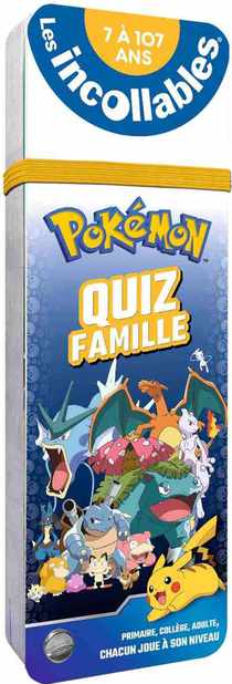 Les Incollables : Pokemon ; Quiz Famille 