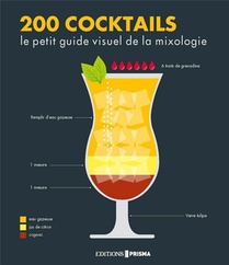200 Cocktails ; Le Petit Guide Visuel De La Mixologie 