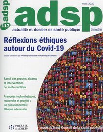 Revue Adsp T. 117 : Reflexions Ethiques Autour Du Covid-19 