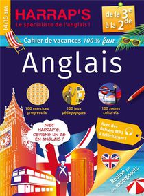 Harrap's Cahier De Vacances : Anglais ; De La 3e A La Seconde 