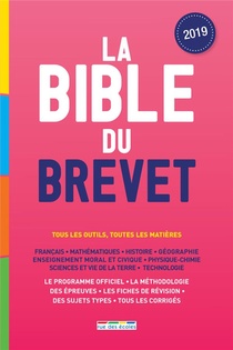 La Bible Du Brevet ; Tous Les Outils, Toutes Les Matieres (edition 2019) 