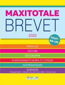 Maxitotale : Brevet ; 3e ; Tout-en-un (edition 2020) 