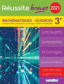 Reussite-brevet ; Brevet Mathematiques-sciences 