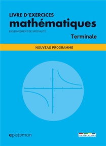 Livres D'exercices De Specialite Mathematiques : Terminale 