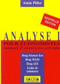 Analyse I Pour Economistes 