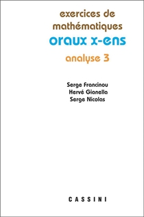 Oraux X Ens Analyse 3 