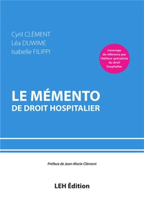 Le Memento De Droit Hospitalier 