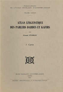 Atlas Linguistique Des Parlers Dardes Et Kafirs T.1 Et T.2 ; Cartes ; Commentaire 