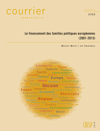 Ch2322 - Le Financement Des Familles Politiques Europeennes (2001-2015) 