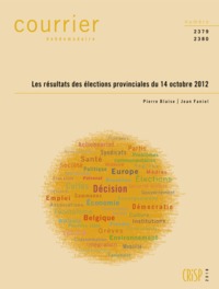 Ch2379-2380-les Resultats Des Elections Provinciales Du 14 Octobre 2012 
