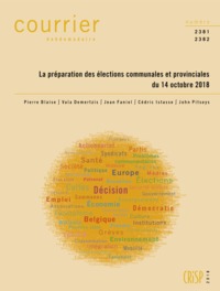 Ch2381-2382-la Preparation Des Elections Communales Et Provinciales Du 14 Octobre 2018 