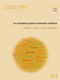Ch2392-2393-les Consultations Populaires Communales En Wallonie 