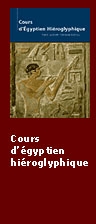 Cours D'egyptien Hieroglyphique 