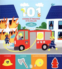 Mon Premier Cherche Et Colle : 101 Choses A Trouver Et A Coller : Les Pompiers 
