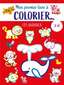Mon Premier Livre A Colorier : Les Animaux 