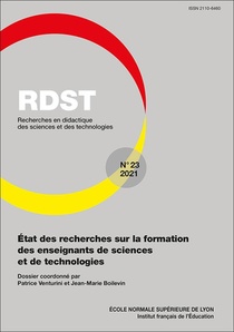 Etat Des Recherches Sur La Formation Des Enseignants : De Sciences Et De Technologie 