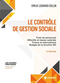 Le Controle De Gestion Sociale : Frais De Personnel, Effectifs Et Masse Salariale, France Et International, Budget De La Fonction Rh (5e Edition) 