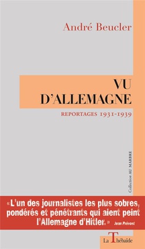 Vu D'allemagne. Reportages 1931-1939 
