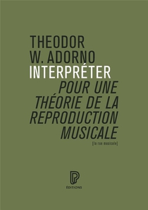 Theorie De L'interpretation Musicale 