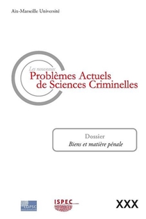 Les Nouveaux Problemes Actuels De Sciences Criminelles T.30 