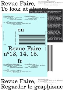 Faire - Regarder Le Graphisme - Volume 04 (n 13, 14, 15) 