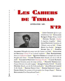 Les Cahiers De Tinbad N 12 