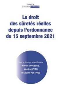 Le Droit Des Su Rete S Re Elles Depuis L Ordonnance Du 15 Septembre 2021 - Vol29 