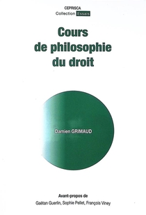Cours De Philosophie Du Droit 