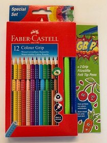 Faber-Castell 12 couleurs+2 grip 
