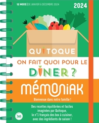Memoniak : On Fait Quoi Pour Le Diner ? De Janvier A Decembre (edition 2024) 
